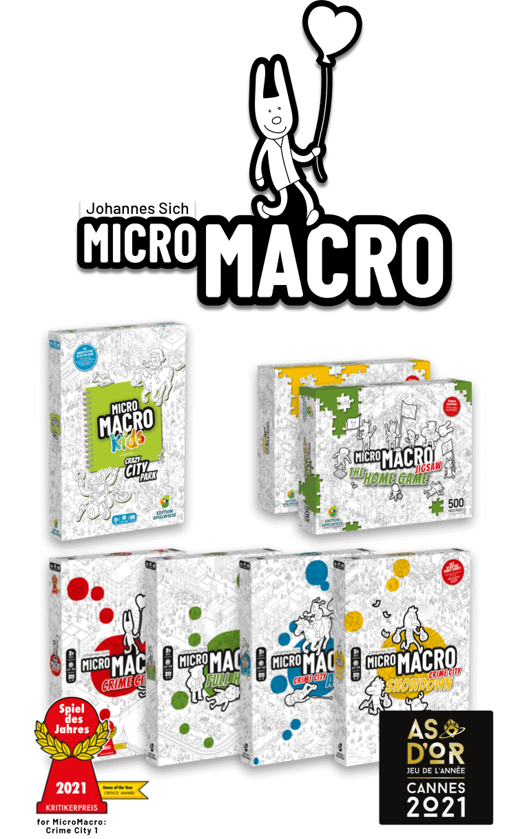 MicroMacro - Crime City (Édition Spielwiese) Jeu De L'Année 2021